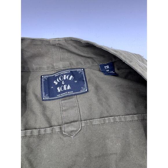 Scotch & Soda Green Military Style Jacket Medium - Picture 4 of 5